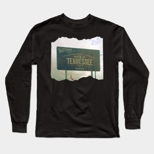 Picture of a Tennessee sign photography Welcome to TN Long Sleeve T-Shirt
